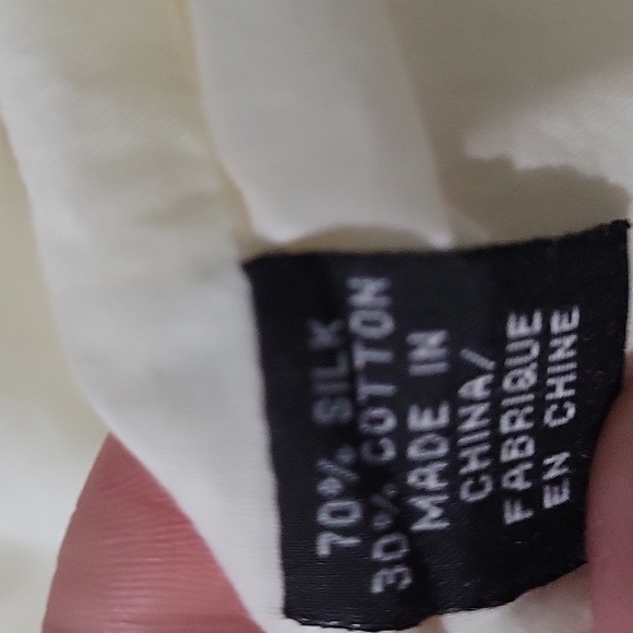 Mark Jacobs cream short summer dress silk and cotton size small 010 - Picture 7 of 8